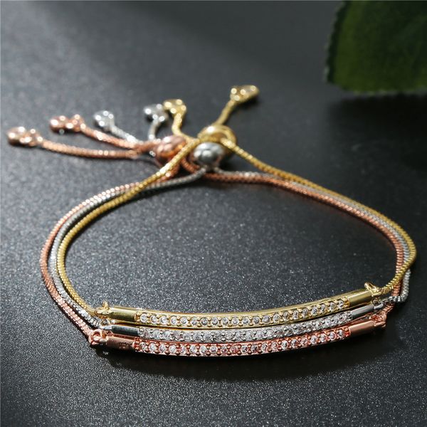 3pcs/set pulling bracelet women's rhinestone single row bracelet wrist chain adjust 16cm-26cm - ins style pretty gift, Black
3pcs/set pulling bracelet women's rhinestone single row bracelet wrist chain adjust 16cm-26cm - ins style pretty gift, Black