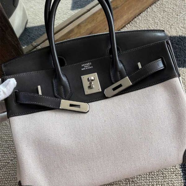 luxury birkin bags bk 30 pack canvas panel black and white contrast frame f engraved handheld antique bag
luxury birkin bags bk 30 pack canvas panel black and white contrast frame f engraved handheld antique bag