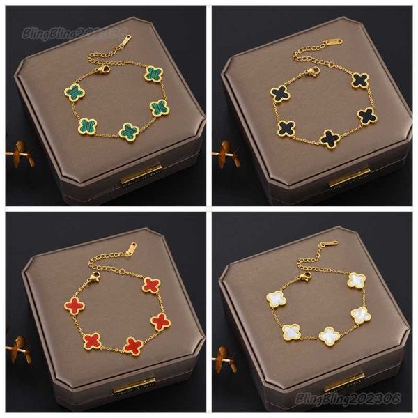 charm bracelets classic design colorful clover charm bracelet 18k gold stainless steel jewelry for women gift, Golden;silver
charm bracelets classic design colorful clover charm bracelet 18k gold stainless steel jewelry for women gift, Golden;silver