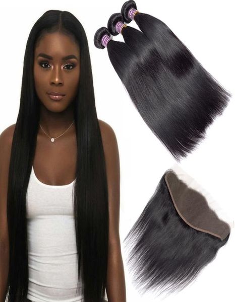 8a straight brazilian human hair bundles with frontal 100 unprocessed brazilian virgin human hair weave remy hair extension6699367, Black
8a straight brazilian human hair bundles with frontal 100 unprocessed brazilian virgin human hair weave remy hair extension6699367, Black