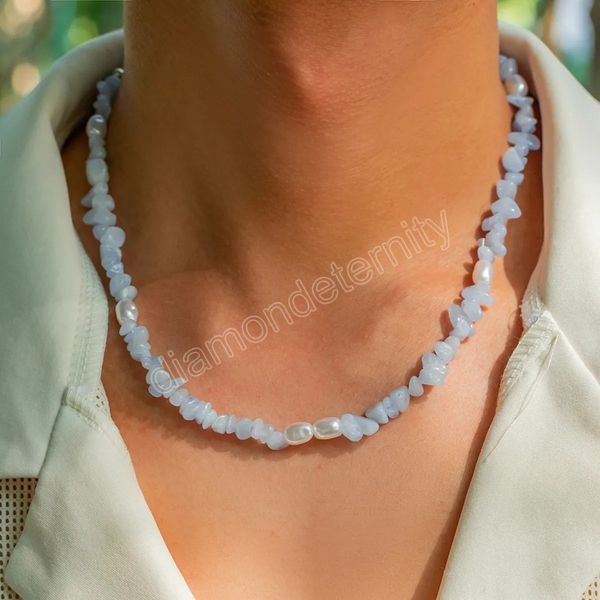irregular natural stones beaded chain necklace men trendy beads choker collar fashion jewelry accessories on neck male gift, Golden;silver
irregular natural stones beaded chain necklace men trendy beads choker collar fashion jewelry accessories on neck male gift, Golden;silver