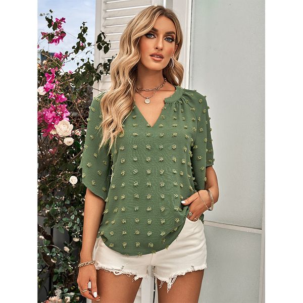 women s blouses shirts solid elegant flare sleeve v neck for women fashion 2023 summer and blouse female blusas para mujer 230701, White
women s blouses shirts solid elegant flare sleeve v neck for women fashion 2023 summer and blouse female blusas para mujer 230701, White