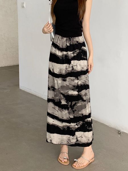 skirts korean ink painting floral printed long women split a line wrap hip high waist loose female umbrella ladies summer 230701, Black
skirts korean ink painting floral printed long women split a line wrap hip high waist loose female umbrella ladies summer 230701, Black