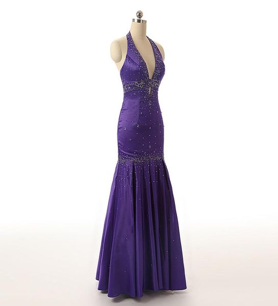 halter neck evening gowns backless elegant mermaid black purple satin party prom gowns floor length long sd1766153922, White;pink
halter neck evening gowns backless elegant mermaid black purple satin party prom gowns floor length long sd1766153922, White;pink