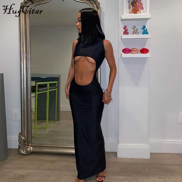 hugcitar 2021 sleeveless solid hollow out turtleneck maxi dress autumn winter women fashion party club clothings l230621, Black;gray
hugcitar 2021 sleeveless solid hollow out turtleneck maxi dress autumn winter women fashion party club clothings l230621, Black;gray