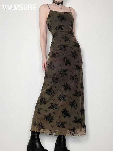 iamsure dark grunge fairycore mesh floral dress vintage slash neck sleeveless maxi dresses for women 2022 summer fashion ladies l230621, Black;gray
iamsure dark grunge fairycore mesh floral dress vintage slash neck sleeveless maxi dresses for women 2022 summer fashion ladies l230621, Black;gray