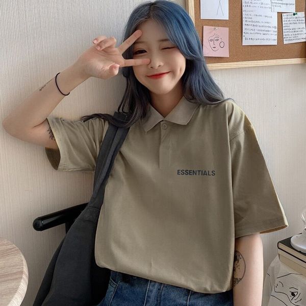 men s polos essentials oversized polo shirt 100 cotton women s short sleeved golf suit loose back silicone lettered t shirt for men 230701, White;black
men s polos essentials oversized polo shirt 100 cotton women s short sleeved golf suit loose back silicone lettered t shirt for men 230701, White;black