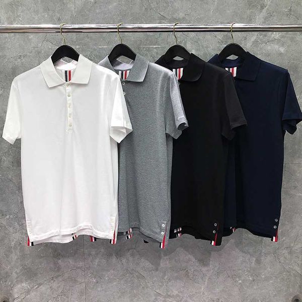 thom tb men t-shirt pure cotton back stripes blouses 2022 summer fashion brand harajuku korean design casual polo t shirt, White;black
thom tb men t-shirt pure cotton back stripes blouses 2022 summer fashion brand harajuku korean design casual polo t shirt, White;black
