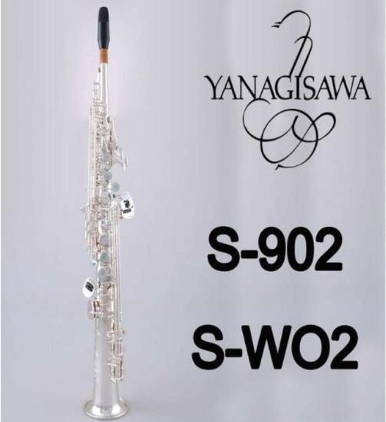 yanagisawa swo2 s902 soprano bb straight tube saxophone brand quality brass silver plated instruments with mouthpiece case4572193
yanagisawa swo2 s902 soprano bb straight tube saxophone brand quality brass silver plated instruments with mouthpiece case4572193