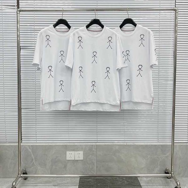tb thom t-shirt matchstick men fashion brand designer style tshirts 2023 summer funny cotton loose women tees shirts, White;black
tb thom t-shirt matchstick men fashion brand designer style tshirts 2023 summer funny cotton loose women tees shirts, White;black