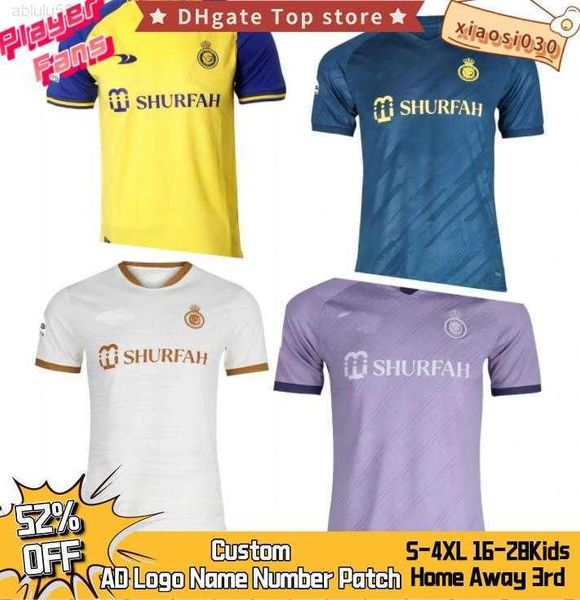 2022 al nassr fc soccer jerseys 2023 transfer window number 7 cristiano rona7do 22 23 home yellow away jersey fans player version men kids k, White;black
2022 al nassr fc soccer jerseys 2023 transfer window number 7 cristiano rona7do 22 23 home yellow away jersey fans player version men kids k, White;black