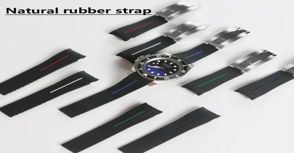21mm 20mm soft silicone rubber watchband durable stainless steel pin buckle for sub gmt sea watch bracelet colorful tools6488227, Black;brown
21mm 20mm soft silicone rubber watchband durable stainless steel pin buckle for sub gmt sea watch bracelet colorful tools6488227, Black;brown