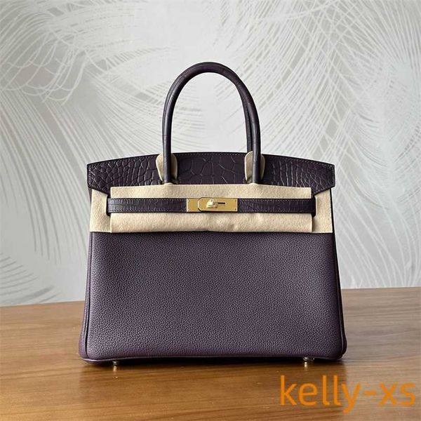 designer 5a h ermess birkins handbag handmade wax thread women's bag touch bag 30cm crocodile skin patchwork togo cowhide grape purpleq
designer 5a h ermess birkins handbag handmade wax thread women's bag touch bag 30cm crocodile skin patchwork togo cowhide grape purpleq