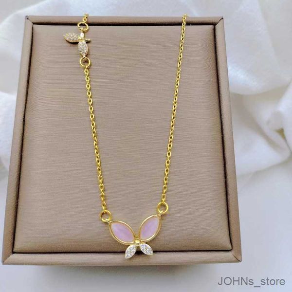 pendant classic retro cute butterfly necklace fashion personality romantic fly stainless steel pendant chain r230829, Silver
pendant classic retro cute butterfly necklace fashion personality romantic fly stainless steel pendant chain r230829, Silver
