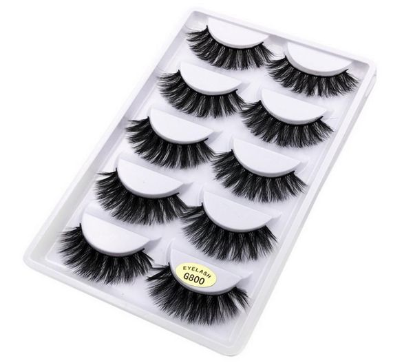 5 pair eyelashes 3d mink lashes soft thick eyelash g800 crisscross winged natural long no fall off makeup whole lash6002994
5 pair eyelashes 3d mink lashes soft thick eyelash g800 crisscross winged natural long no fall off makeup whole lash6002994