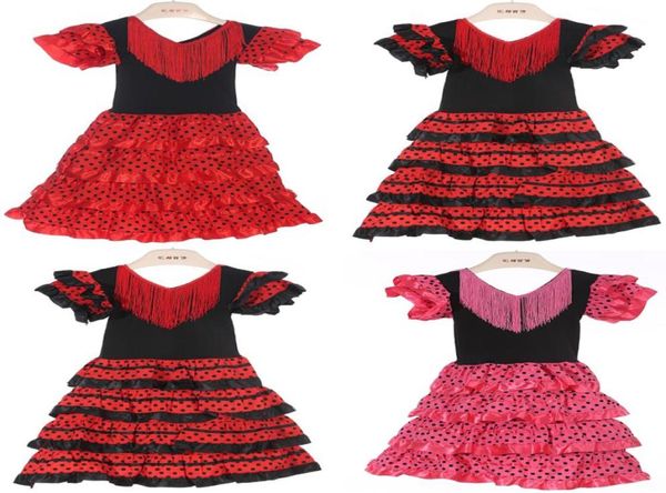 girls dress beautiful spanish flamenco dancer costume childrens dance dress outfit3838120, Red;yellow 
girls dress beautiful spanish flamenco dancer costume childrens dance dress outfit3838120, Red;yellow