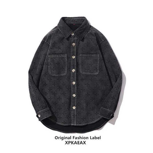 men polo original fashion brand american retro oversize design sense autumn men's and women's fashion versatile shirts ins, White;black
men polo original fashion brand american retro oversize design sense autumn men's and women's fashion versatile shirts ins, White;black