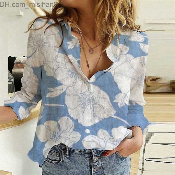 women's blouses shirts cotton linen shirt vintage flower print lapel long sleeve women casual white oversized button up shirt blusas d
women's blouses shirts cotton linen shirt vintage flower print lapel long sleeve women casual white oversized button up shirt blusas d