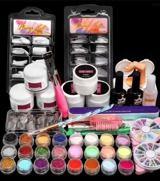 acrylic powder nail kit shiny glitter nail art decoration set acrylic tools7040302