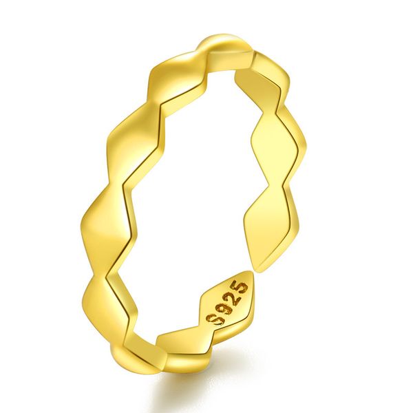 popular girl's rings 18k gold plated lozenge wave rings for women fashion party jewelry rings, Silver
popular girl's rings 18k gold plated lozenge wave rings for women fashion party jewelry rings, Silver
