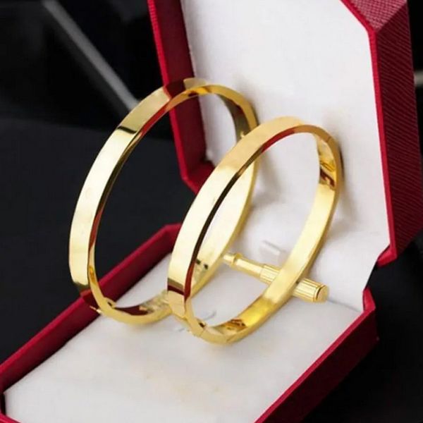 women lovers bracelet silver gold bangles men luxury designer jewelry titanium steel couple simple fashion no bolt driver nail screw diamond, Golden;silver
women lovers bracelet silver gold bangles men luxury designer jewelry titanium steel couple simple fashion no bolt driver nail screw diamond, Golden;silver