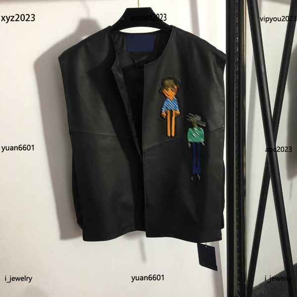 plus size women sheepskin vest designer girl leather jacket size s-xxl fashion cartoon character embroidery lady coat, Black;white
plus size women sheepskin vest designer girl leather jacket size s-xxl fashion cartoon character embroidery lady coat, Black;white