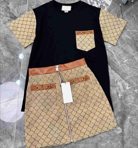 womens two piece dress designer suit skirt classic double-letter tracksuits fashion summer t-shirt skirt two-piece set women's clothing, Black
womens two piece dress designer suit skirt classic double-letter tracksuits fashion summer t-shirt skirt two-piece set women's clothing, Black