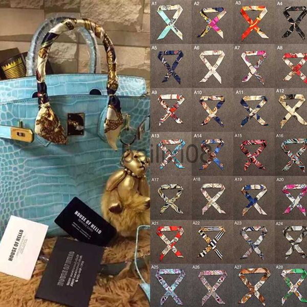 scarves new silk small women fashion scarf hair bags handle decoration tie multifunction hand ribbon scarf 4*100cm m30 j230703, Blue;gray
scarves new silk small women fashion scarf hair bags handle decoration tie multifunction hand ribbon scarf 4*100cm m30 j230703, Blue;gray