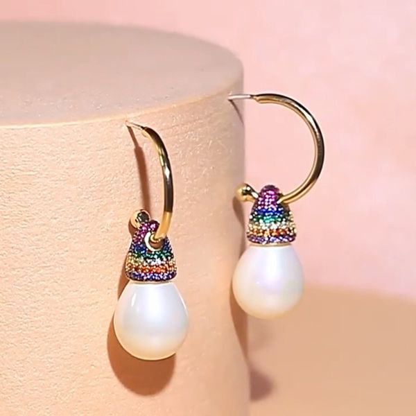 vintage imitation pearl earring designer for woman colorful aaa cubic zirconia s925 sterling silver post copper 18k gold diamond earring wom, Golden
vintage imitation pearl earring designer for woman colorful aaa cubic zirconia s925 sterling silver post copper 18k gold diamond earring wom, Golden