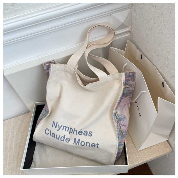 women's new art canvas bag student large capacity french shoulder bag versatile handheld bag
women's new art canvas bag student large capacity french shoulder bag versatile handheld bag