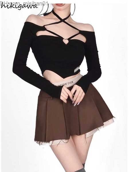 women's t-shirt women s t shirt shirts for women crop korean clothes teens bandage tunic hollow out y2k t summer irregular tshirts 230, White
women's t-shirt women s t shirt shirts for women crop korean clothes teens bandage tunic hollow out y2k t summer irregular tshirts 230, White