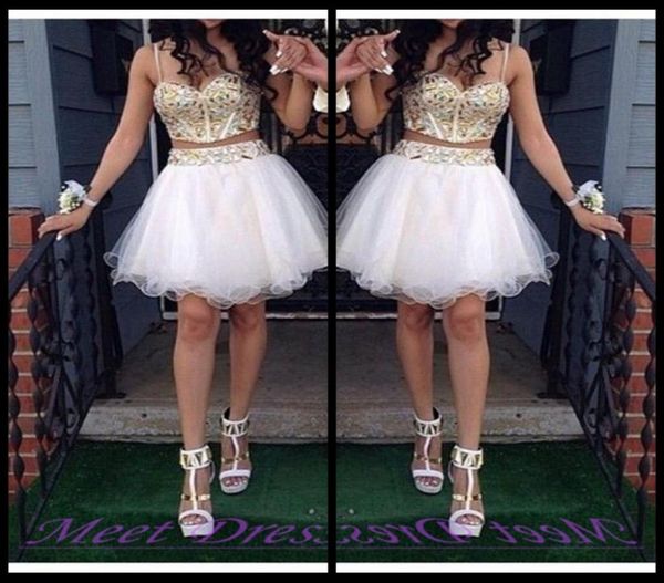 2020 two piece ball gown homecoming dresses with gold beaded straps tulle white short prom dress sweet 16 gown2934859, Blue;pink
2020 two piece ball gown homecoming dresses with gold beaded straps tulle white short prom dress sweet 16 gown2934859, Blue;pink