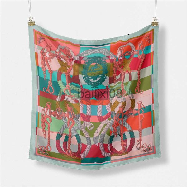 scarves 53cm silk women scarves fashion brand square scarves horse rope print neckerchief design shawls hijab scarf for ladies j230703, Blue;gray
scarves 53cm silk women scarves fashion brand square scarves horse rope print neckerchief design shawls hijab scarf for ladies j230703, Blue;gray