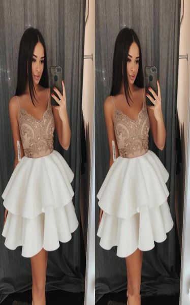 short homecoming dresses with lace appliques spaghetti strap a line tiered cocktail party wear special occasion prom gowns7644026, Black
short homecoming dresses with lace appliques spaghetti strap a line tiered cocktail party wear special occasion prom gowns7644026, Black