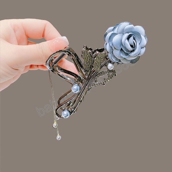 fashion rose flowers hair claws women elegant fabric flower ponytail clip delicate tassel butterfly headdress accessories gift, Slivery;white
fashion rose flowers hair claws women elegant fabric flower ponytail clip delicate tassel butterfly headdress accessories gift, Slivery;white