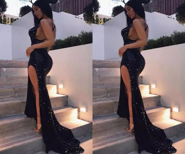 black sequin mermaid prom dresses custom made side split evening celebrity gowns crystal vestidos festa red carpet party dres9793456
black sequin mermaid prom dresses custom made side split evening celebrity gowns crystal vestidos festa red carpet party dres9793456