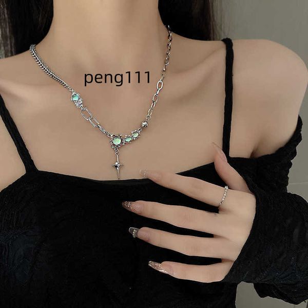 moonstone fashion star necklace women 2022 year new trend temperament wild pendant titanium steel zircon clavicle chain, Silver
moonstone fashion star necklace women 2022 year new trend temperament wild pendant titanium steel zircon clavicle chain, Silver