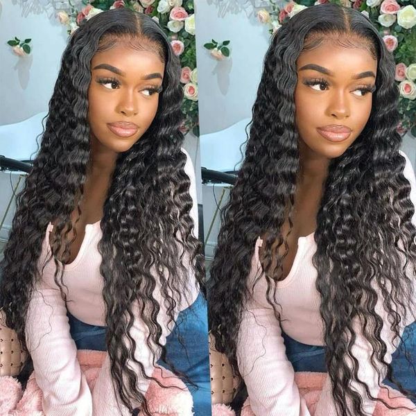 new design 26 inch deep wave hd transparent lace frontal wigs for women human hair 13x4 lace front wig 180 density lace front wig, Black;brown
new design 26 inch deep wave hd transparent lace frontal wigs for women human hair 13x4 lace front wig 180 density lace front wig, Black;brown