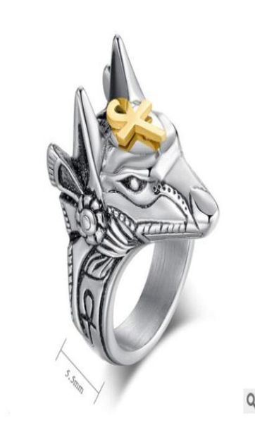 stainless steel egypt cross anubis god finger rings for men women punk wolf head knuckle ring statement retro jewelry3468462
stainless steel egypt cross anubis god finger rings for men women punk wolf head knuckle ring statement retro jewelry3468462
