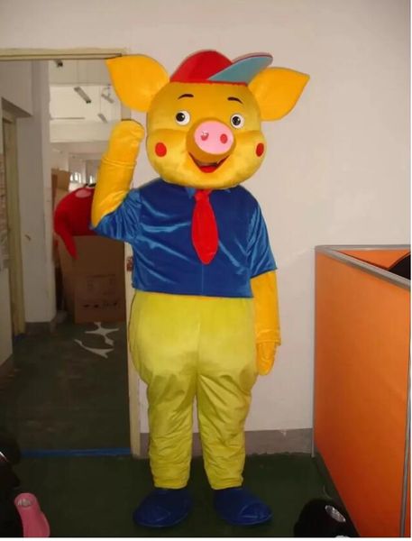 2023 yellow little pig mascot costumes halloween fancy party dress cartoon character carnival xmas easter advertising birthday party costume, Red;yellow
2023 yellow little pig mascot costumes halloween fancy party dress cartoon character carnival xmas easter advertising birthday party costume, Red;yellow