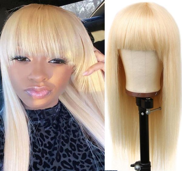 613 blonde brazilian straight human hair wigs with full bangs machine made wig 130 150 180 remy 824inch5097378, Black;brown
613 blonde brazilian straight human hair wigs with full bangs machine made wig 130 150 180 remy 824inch5097378, Black;brown