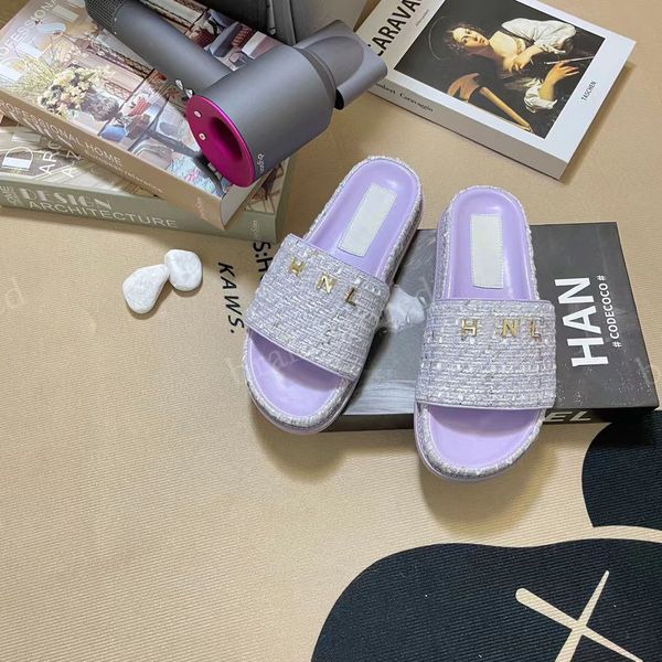 designer women slippers small fragrance sandals thick sole non-slip bottom summer beach slippers flat slippers size 35-40
designer women slippers small fragrance sandals thick sole non-slip bottom summer beach slippers flat slippers size 35-40