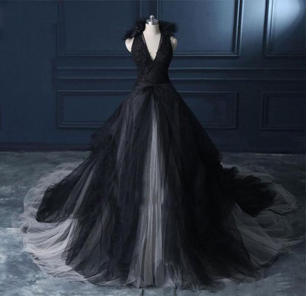 vintage 2021 black and white ivory wedding dress gothic v neck sleeveless lace appliques tulle skirt bridal gowns ruffles vestidos6023971
vintage 2021 black and white ivory wedding dress gothic v neck sleeveless lace appliques tulle skirt bridal gowns ruffles vestidos6023971