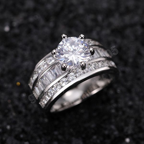 women wedding rings aaa white cubic zirconia silver color band fashion luxury engagement marriage bride jewelry
women wedding rings aaa white cubic zirconia silver color band fashion luxury engagement marriage bride jewelry