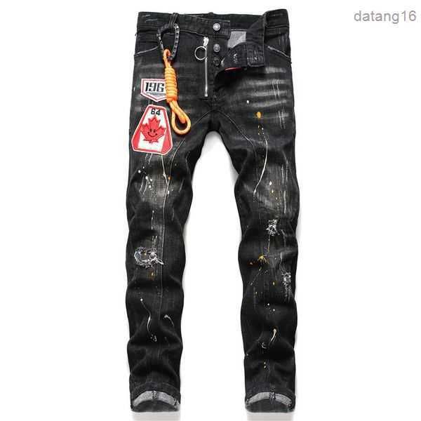 stree dsquare luxury designer d2 men denim jeans embroidery pants fashion holes trousers mens clothing us size 28-38 1 yil0, Blue
stree dsquare luxury designer d2 men denim jeans embroidery pants fashion holes trousers mens clothing us size 28-38 1 yil0, Blue