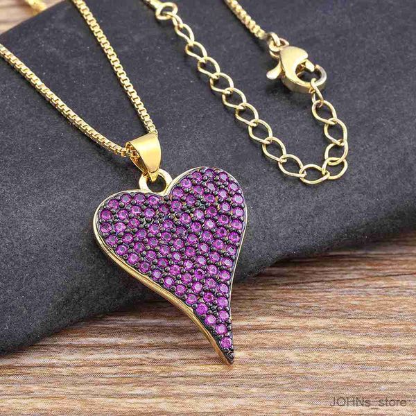 pendant romantic heart-shaped colors crystal pendant gold necklace sweet girl copper jewelry charm valentine's day wedding gift r230703, Silver
pendant romantic heart-shaped colors crystal pendant gold necklace sweet girl copper jewelry charm valentine's day wedding gift r230703, Silver