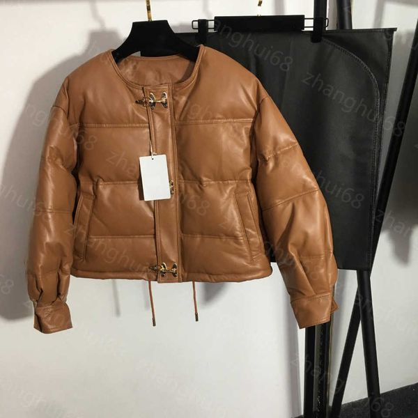 23ss women down jacket coats women designer clothes drawstring waist 190% imported sheepskin leather coat inside filled with down down women, Black
23ss women down jacket coats women designer clothes drawstring waist 190% imported sheepskin leather coat inside filled with down down women, Black
