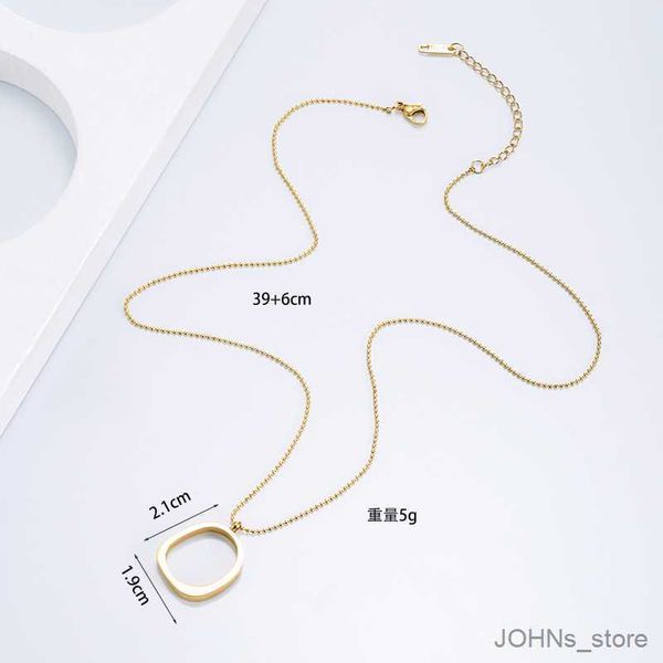 pendant golden geometry pendant for women men simple stainless steel modern trendy jewelry necklace gift r230703, Silver
pendant golden geometry pendant for women men simple stainless steel modern trendy jewelry necklace gift r230703, Silver