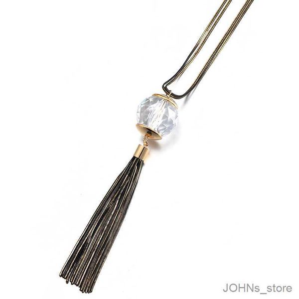 pendant luxury long pendant necklace for women big transparent ball coffee gold necklace accessories r230829, Silver
pendant luxury long pendant necklace for women big transparent ball coffee gold necklace accessories r230829, Silver
