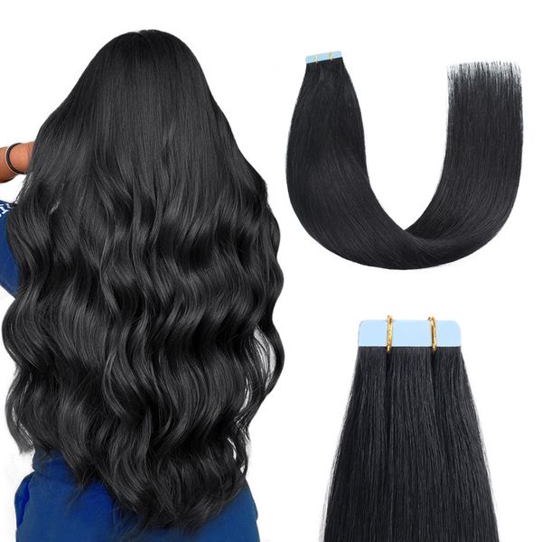 adhesive tape on hair extensions prebonded pu skin bleached human virgin hair extension 40pcs/100g set 18-24 inch, Black
adhesive tape on hair extensions prebonded pu skin bleached human virgin hair extension 40pcs/100g set 18-24 inch, Black